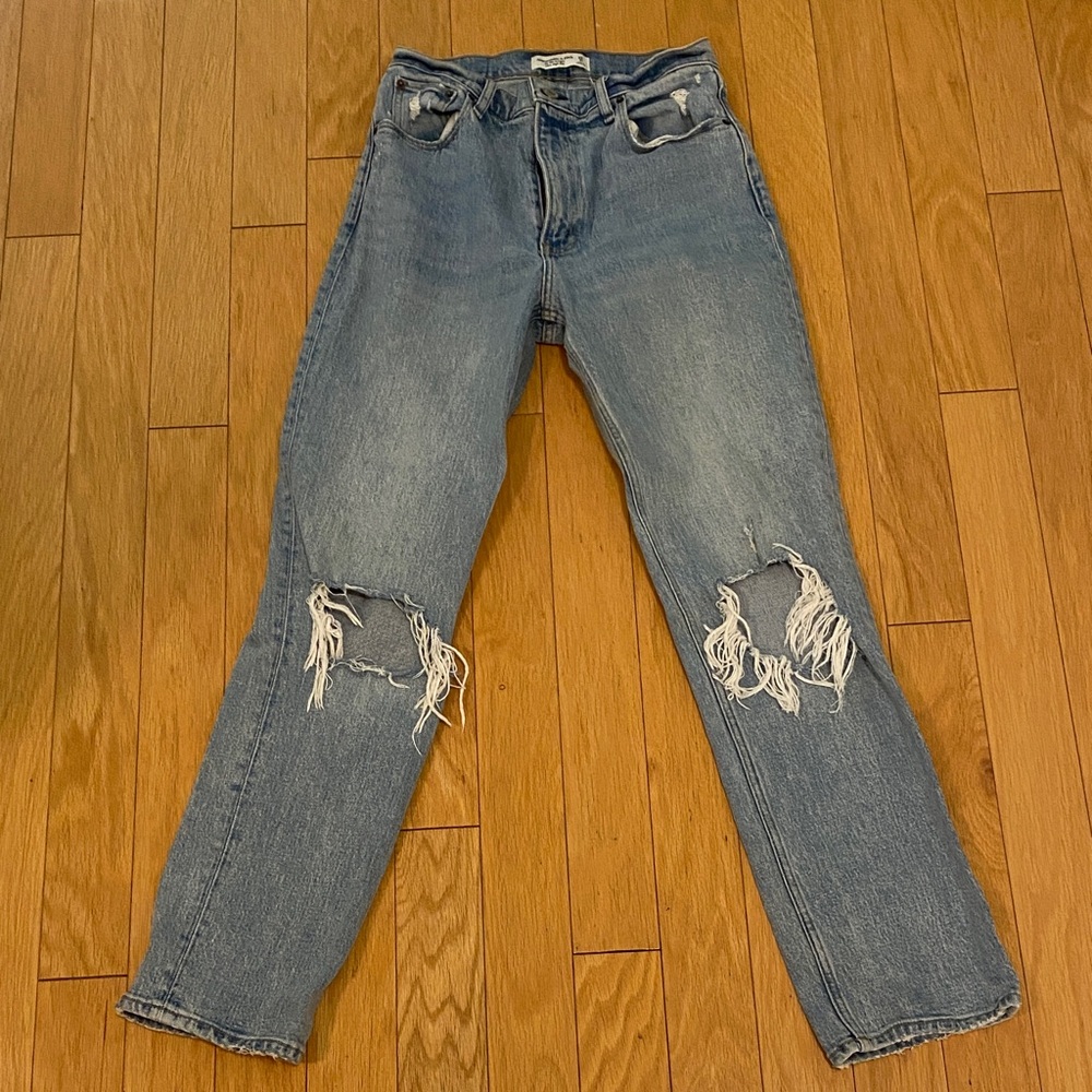 Abercrombie & Fitch The ‘90s Straight Ultra High Rise Jean